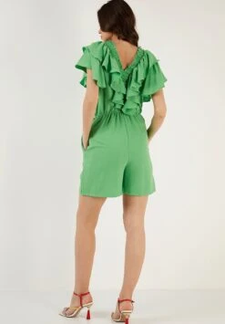 LELA Regular Fit - Jumpsuit - Green -Stijl Verkoop 8d27faa9f0d24f0f8aff589216de2b94