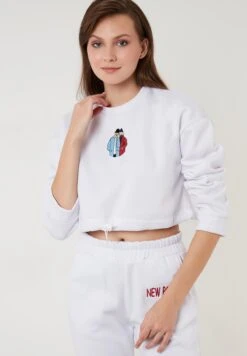 LELA Regular Fit - Trainingspak - White -Stijl Verkoop 8fab57482a6247fe958e8729d4e7354a