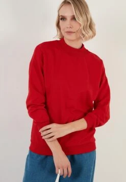 LELA Regular Fit - Sweater - Red -Stijl Verkoop 91e863e85d0e4f23811c233c2e56bd89