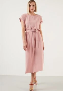 LELA Regular Fit - Jurk - Dusty Rose