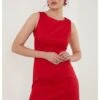 LELA Slim Fit - Etui-Jurk - Red -Stijl Verkoop 93f346e1f8664556bbdaf43e00be2842