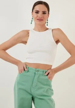 LELA Top - White -Stijl Verkoop 944ea1dd916c47148e097b59dae9bb7a