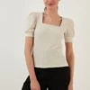 LELA Slim Fit - Blouse - Stone -Stijl Verkoop 94b22c5a54c0444ab6f5272ed5717588