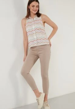 LELA Regular Fit - Overhemdblouse - White Lilac -Stijl Verkoop 95b554421ace444ea2b230a6ce3e5e67