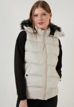 LELA Slim Fit - Bodywarmer - Stone Colored