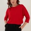 LELA Crew Neck- Longsleeve - Red 2 LELA Crew Neck- Longsleeve - Red -Stijl Verkoop 9b57bc41c150449cad3cb6968533a9a4