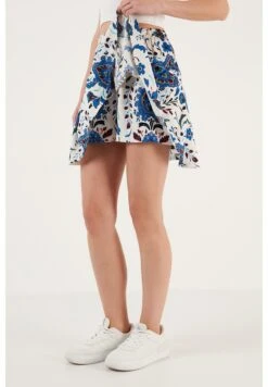 LELA Regular Fit - Plooirok - White Blue -Stijl Verkoop 9ba5e115eee84869816acf5903c23d24