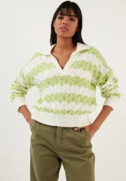 LELA Poloshirt - Ecru/Green 9 LELA Poloshirt - Ecru/Green -Stijl Verkoop 9d3b06e7390d4772bfc81b74fda9f7f6