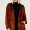 LELA Regular Fit Reversible - Winterjas - Camel -Stijl Verkoop 9d4676da329345bb89c6ffaa602fcd3c