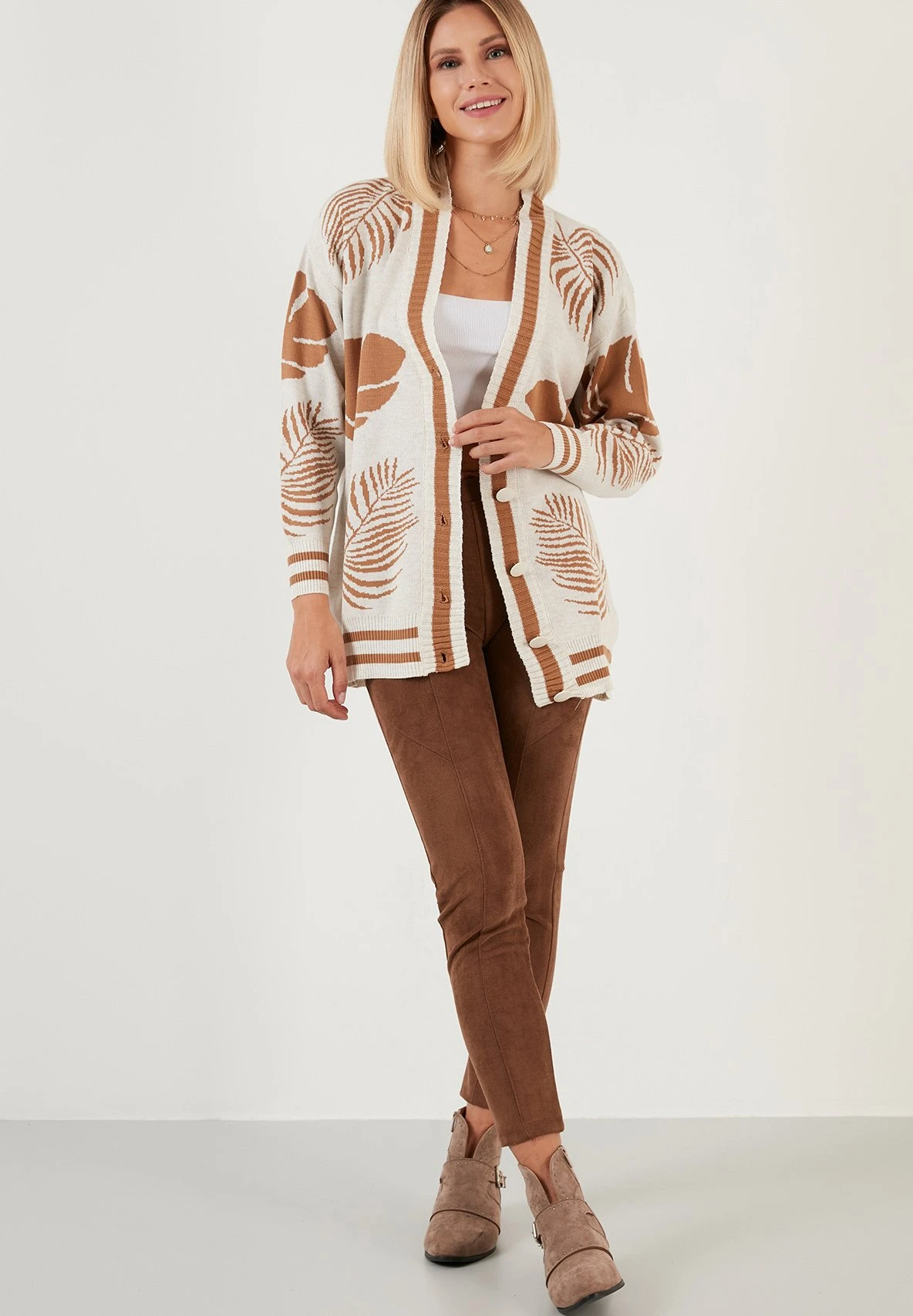 LELA Vest - Caramel 4 LELA Vest - Caramel - Afbeelding 2