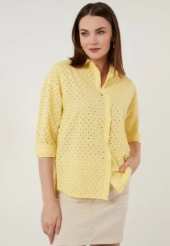 LELA Overhemdblouse - Yellow 11 LELA Overhemdblouse - Yellow -Stijl Verkoop 9e4f96c9420c40fab03c9c7ff52e65ac