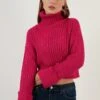 LELA Loose Fit - Trui - Fuchsia -Stijl Verkoop 9ee0c82957d641fd8365e1a7e6f843e0