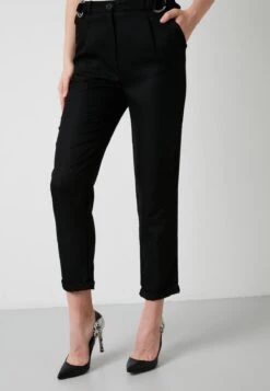 LELA High Waist Trousers- Broek - Black -Stijl Verkoop 9ef342207a7e4a79b0870a839b5fce6b