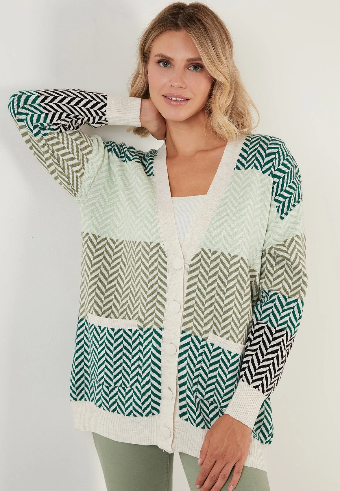 LELA Regular Fit - Vest - Emerald Green 7 LELA Regular Fit - Vest - Emerald Green - Afbeelding 5