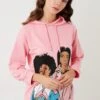LELA Regular Fit - Hoodie - Pink -Stijl Verkoop 9faafdf1e6334d93a3fa81e2548491f1
