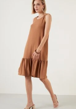 LELA Regular Fit- Jurk - Snuff Colored -Stijl Verkoop a065cd1b67984ad4bb1612dd37492cfc