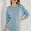 LELA Crew Neck- Longsleeve - Baby Blue -Stijl Verkoop a091d93dd0d04a9abb8ad9ced298fa3f