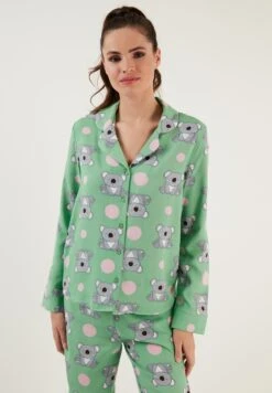 LELA Regular Fit - Pyjama - Green -Stijl Verkoop a1145ba77bc94e1f8e445c1d9dc28ec6