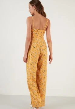 LELA Regular Fit - Jumpsuit - Yellow -Stijl Verkoop a1210414b0f1455b93f7a810c026bf22