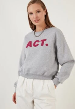 LELA Sweater - Grey -Stijl Verkoop a2e641087e3b45f09d44fbc844e67e6b