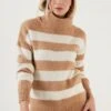 LELA Trui - Light Brown -Stijl Verkoop a46e80782f9b4ecea941cd19afa188f9
