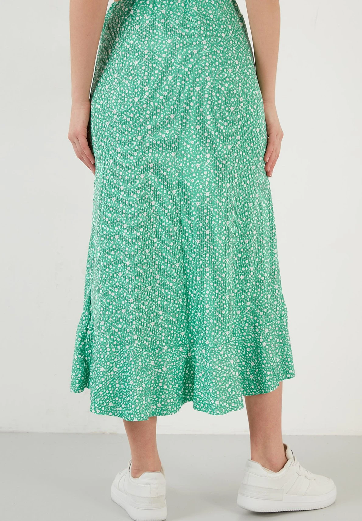 LELA Midi - A-Lijn Rok - Benetton Color 4 LELA Midi - A-Lijn Rok - Benetton Color - Afbeelding 3