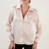 LELA Regular Fit - Overhemdblouse - Powder Pink -Stijl Verkoop a68f1f4867e34fbf95b57331af8586b2