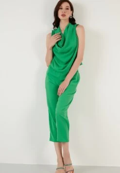 LELA Two Piece Set - Regular Fit - Broek - Green -Stijl Verkoop a840c1eb0b5f4ac897dd270d5ff2ac97