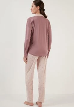 LELA Soft Touch - Pyjama - Powder Pink -Stijl Verkoop a91cea2602d5459eb66e2225f7b7a3d1