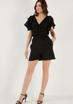 LELA Regular Fit - Jumpsuit - Black -Stijl Verkoop aa49cedb3b104a279fe2b50a8c6760b5