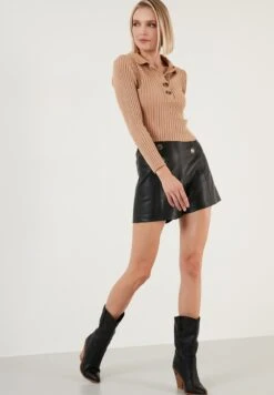 LELA Poloshirt - Camel -Stijl Verkoop abf01ff6b86b44d28c6e5b57b74b7c87