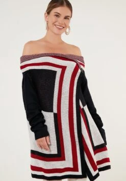 LELA Regular Fit - Vest - Dblue/Ecru/Red -Stijl Verkoop ac68aeae58fa4e3eb9884279155e456f