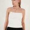LELA Slim Fit - Top - White -Stijl Verkoop ade5899e908c479ab4538bb2bcdf7f98