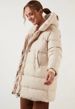 LELA Oversized Inflatable Long- Winterjas - Ecru -Stijl Verkoop ae35a6f9172e4a80aac333f2585893a0