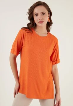 LELA Slim Fit - Blouse - Orange -Stijl Verkoop aeb5874adb844c3c8c8e08f170ee21ec
