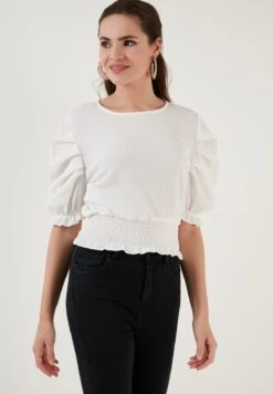 LELA Blouse - Ecru -Stijl Verkoop aef39c559e9f4cf48487bb083781363c