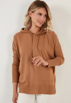 LELA Regular Fit - Hoodie - Caramel 13 LELA Regular Fit - Hoodie - Caramel -Stijl Verkoop afa66ef4da23479581c310e595cf493f