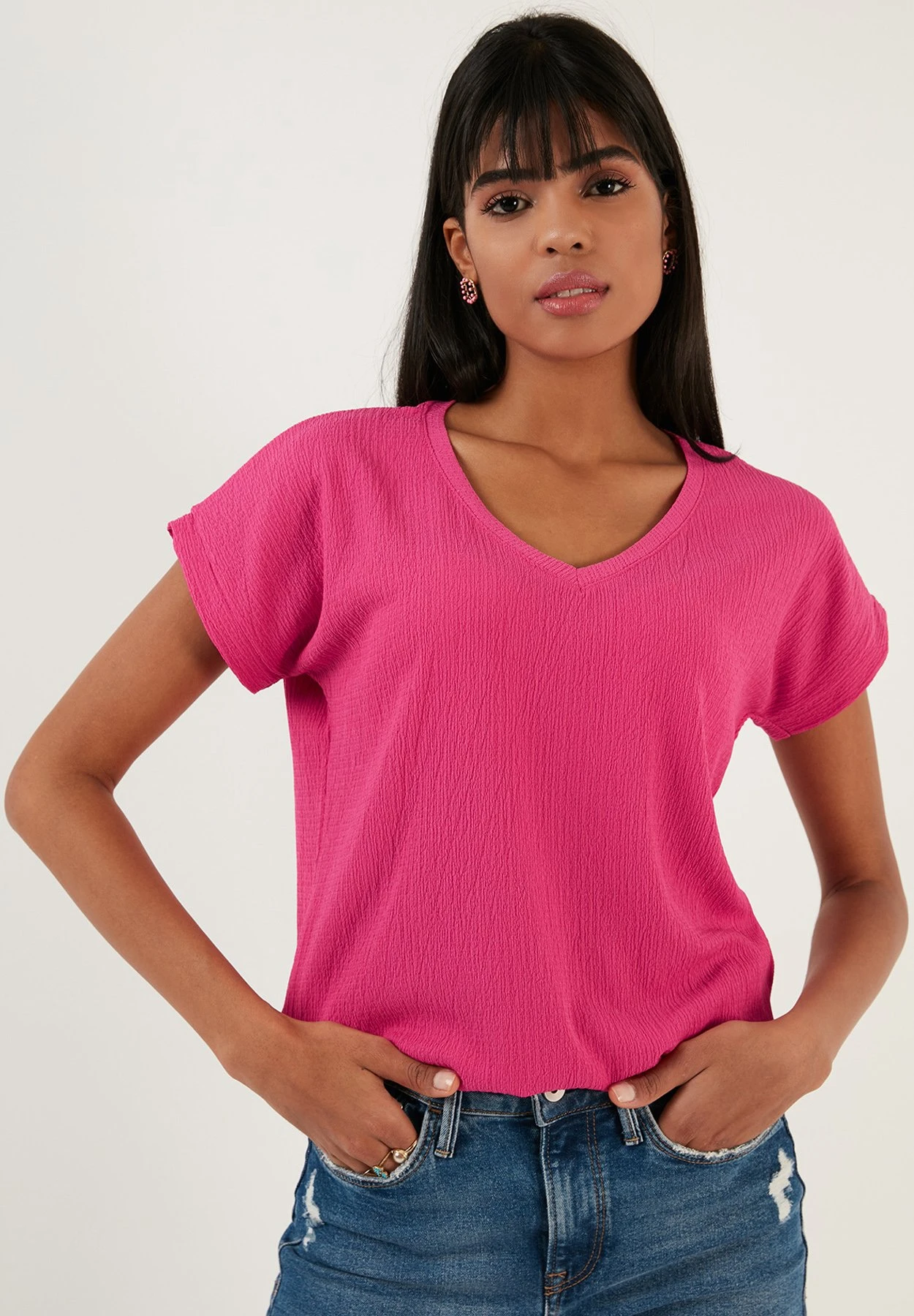 LELA Regular Fit - Blouse - Fuchsia 3 LELA Regular Fit - Blouse - Fuchsia