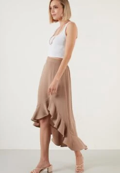 LELA Regular Fit - A-Lijn Rok - Mink -Stijl Verkoop b023cb7be6eb4b769e961cdc1ffe20a6