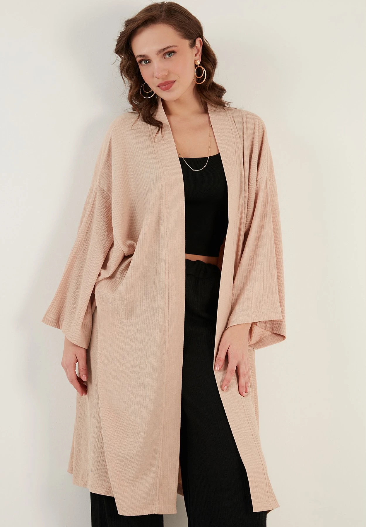 LELA Mantel - Stone 7 LELA Mantel - Stone - Afbeelding 5