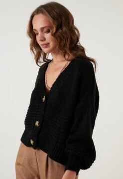 LELA Regular Fit - Vest - Black -Stijl Verkoop b13ed5b33a3042d29e3582cf25b47ca5