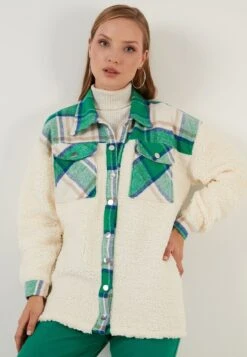 LELA Halflange Jas - Green