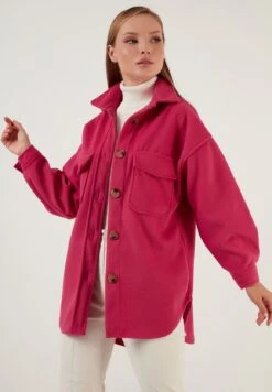 LELA Loose Fit - Lichte Jas - Fuchsia