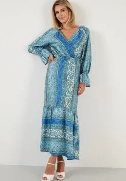 LELA Regular Fit - Maxi-Jurk - Blue -Stijl Verkoop b36c92f2148f43e48a8f0fe1a439f039