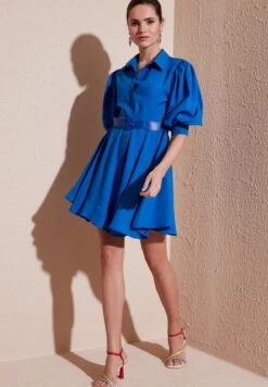 LELA Regular Fit - Blousejurk - Saxe Blue -Stijl Verkoop b38c919ab1cc4569b18edd5f9cca2bd6