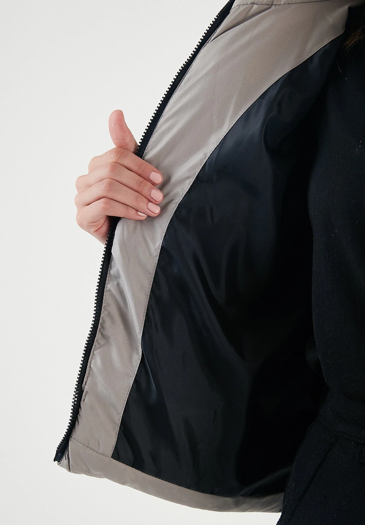 LELA Regular Fit - Winterjas - Grey 6 LELA Regular Fit - Winterjas - Grey - Afbeelding 4