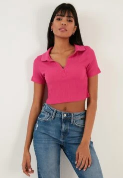 LELA Slim Fit - Blouse - Fuchsia -Stijl Verkoop b54eb99b0dea4c379c2986224a054399