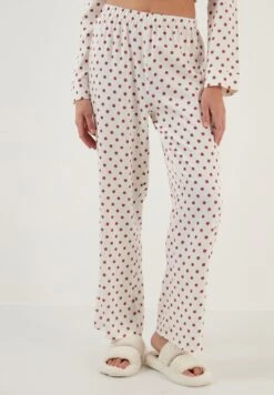 LELA Regular Fit - Pyjama - Ecru -Stijl Verkoop b552af7a81654f9fa5b4daca14f7083c