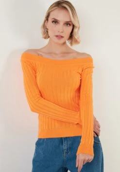 LELA Regular Fit - Trui - Orange 12 LELA Regular Fit - Trui - Orange -Stijl Verkoop b65388ce30f54139aecc98e4a6bde037