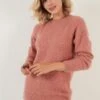 LELA Regular Fit - Trui - Dusty Rose -Stijl Verkoop b66120ac40e64e9397ccda12f36fb469
